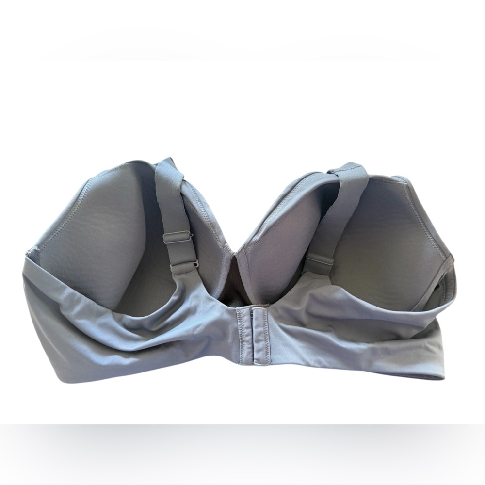 Breezies Gray Seamless T-Shirt Bra size 44DD wide strap plus size‎ - Picture 3 of 6